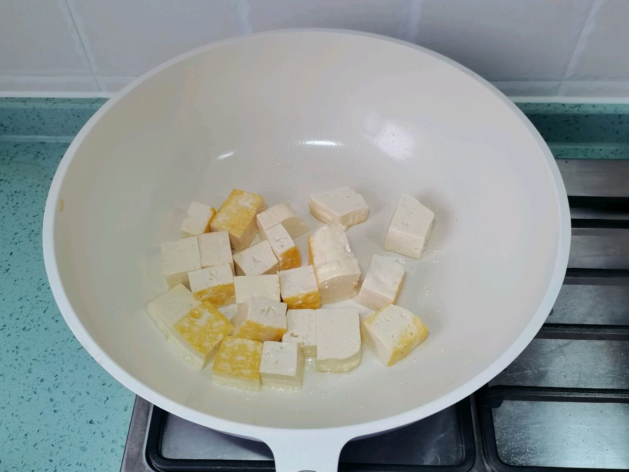 葱烧豆腐