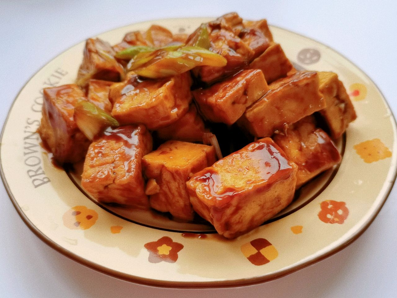 葱烧豆腐