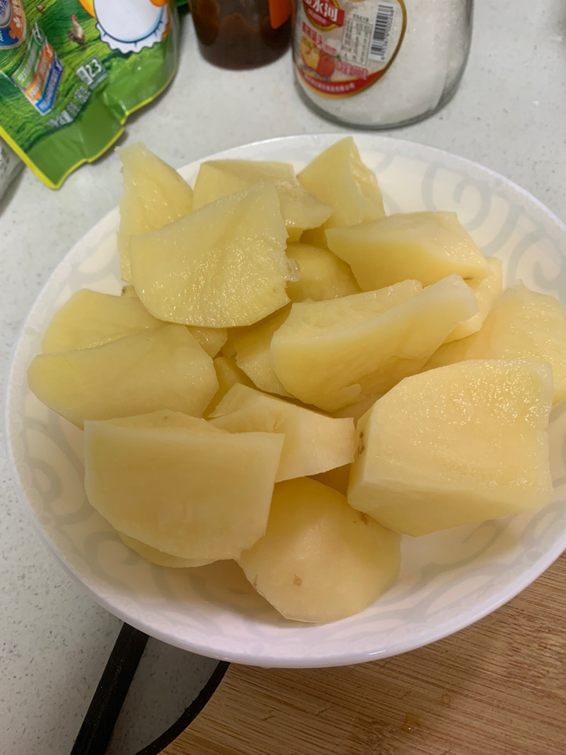 不放一滴盐的酱烧茄子土豆