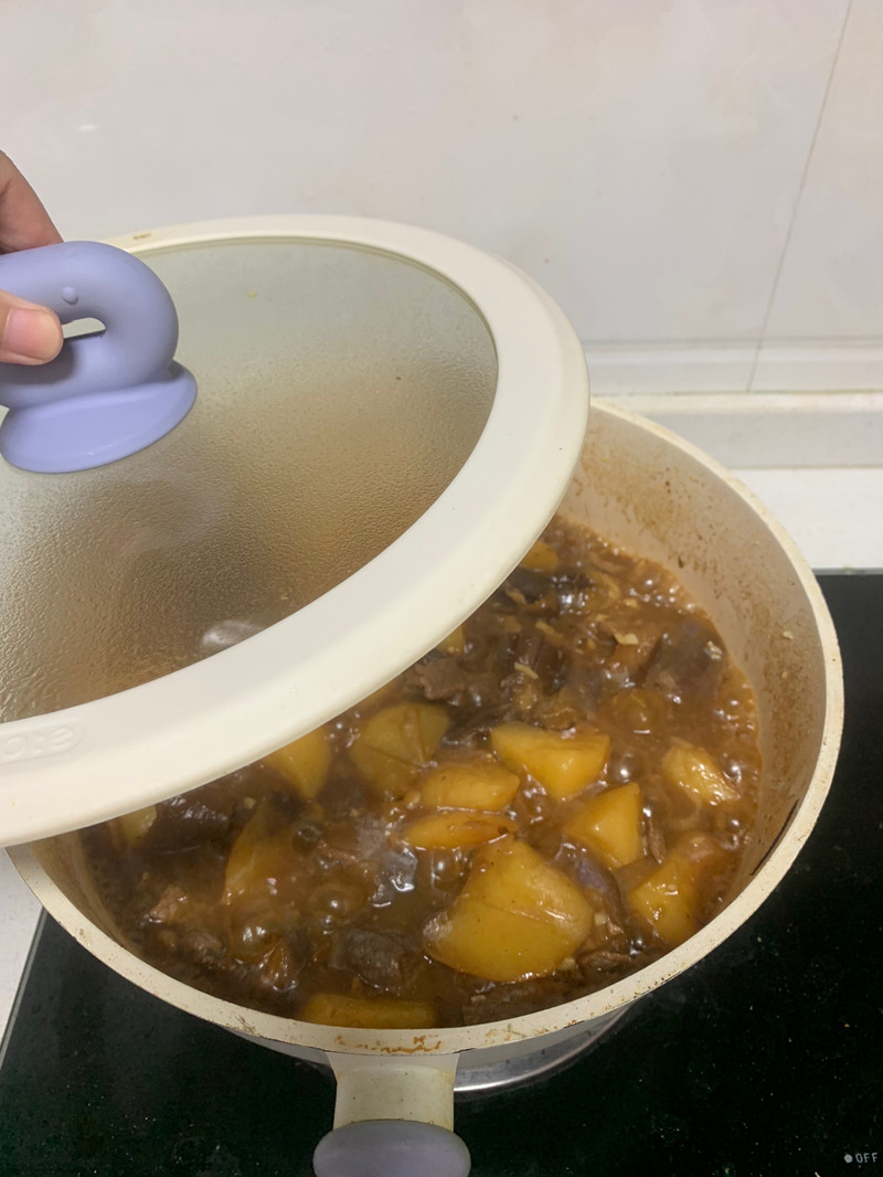 不放一滴盐的酱烧茄子土豆