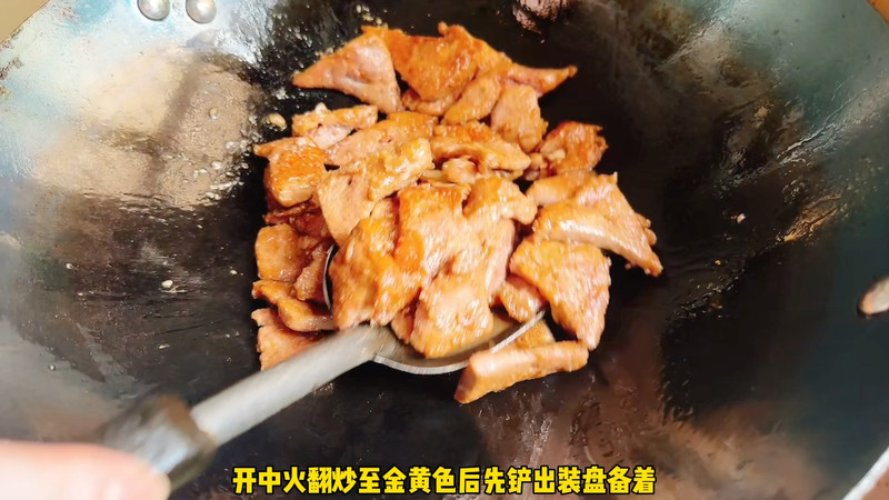 猪肝炒鹿茸菇