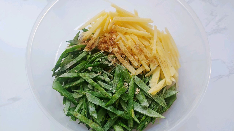 蒜香盐粉蒸豆豆