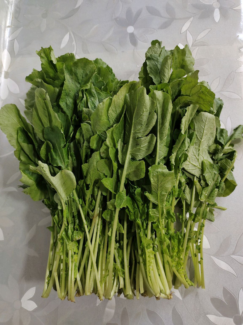 萝卜苗炒肉末
