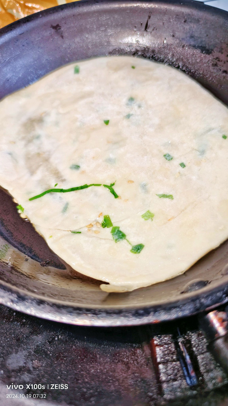 芝麻葱油香饼