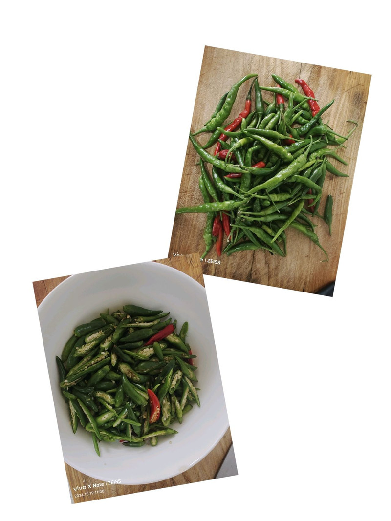 无油腌辣椒
