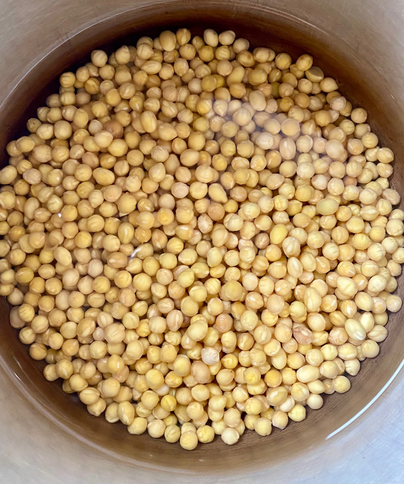 番茄炖黄豆