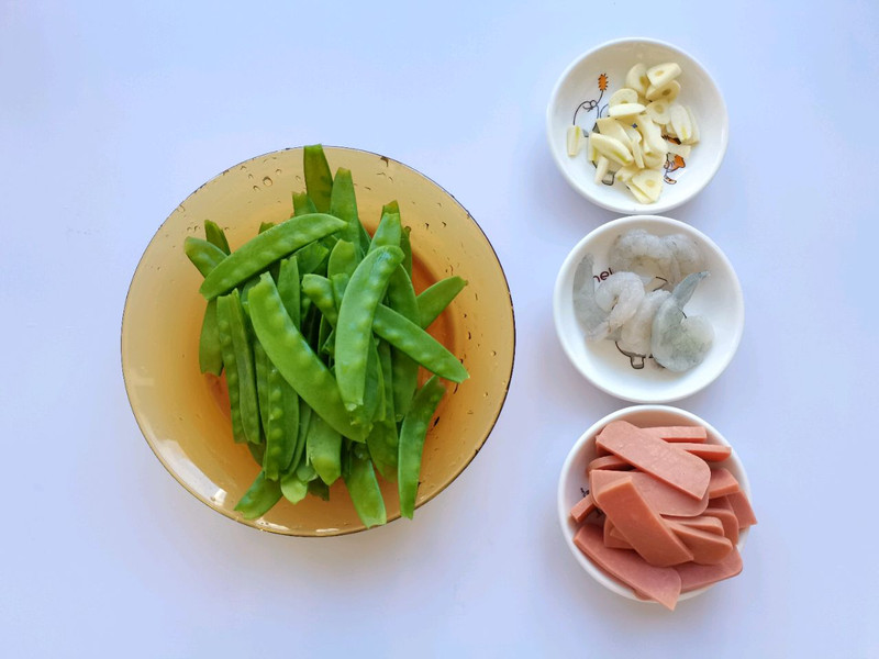 荷兰豆炒火腿｜标准的减脂营养餐