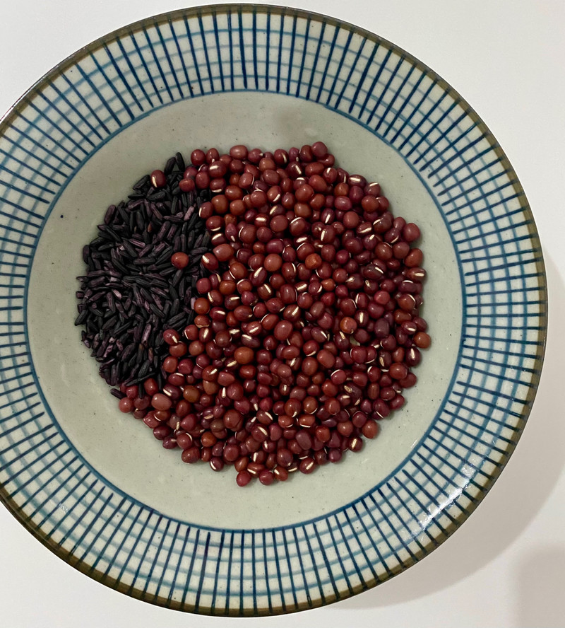陈皮紫米红豆沙