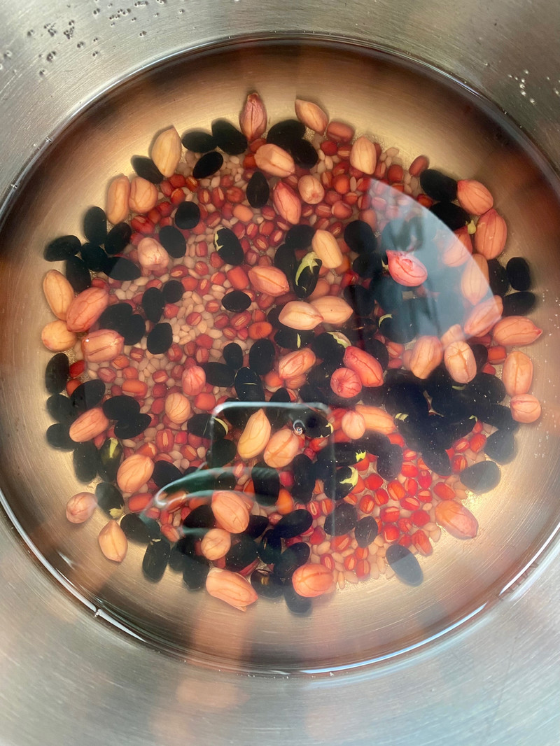 红薯花生红豆粥