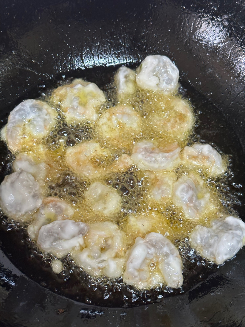 番茄芥末虾仁炸薯条