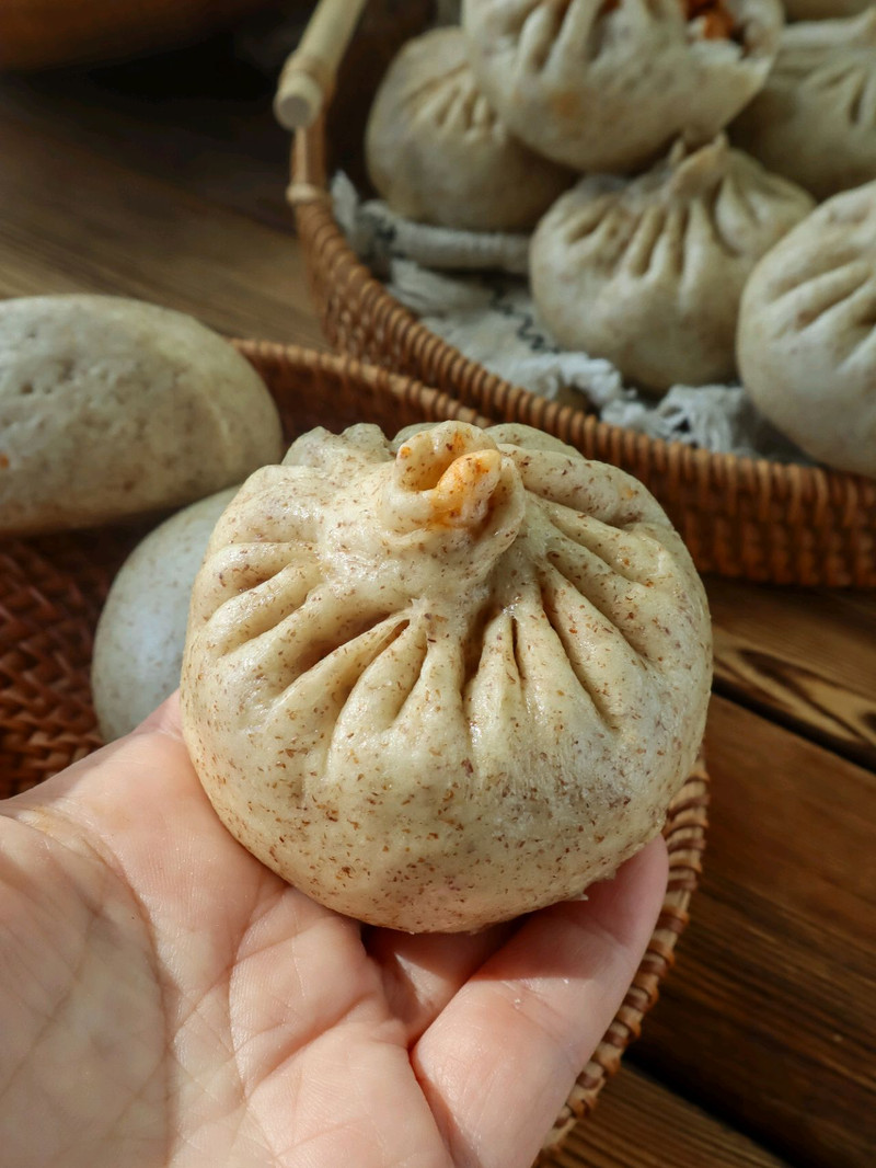 低脂麻辣豆腐全麦包子