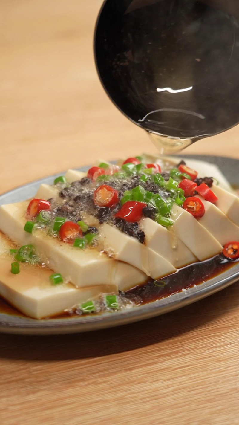 豆豉椒香豆腐