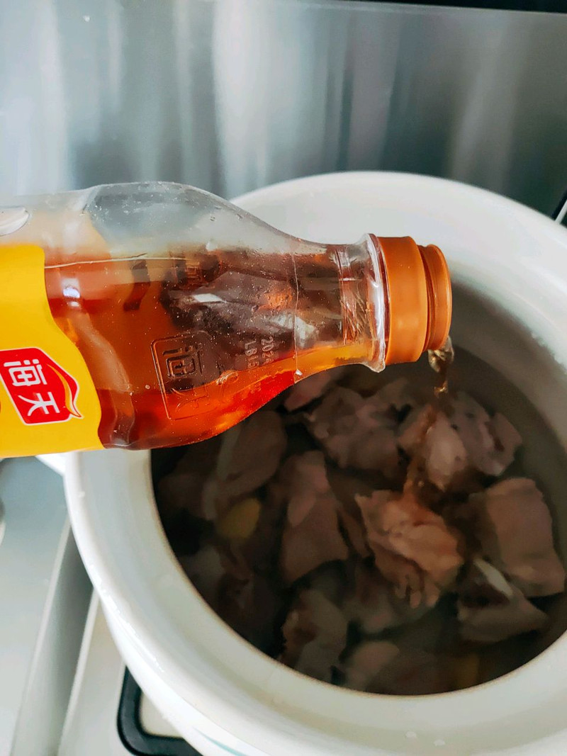 扇子骨炖萝卜青橄榄