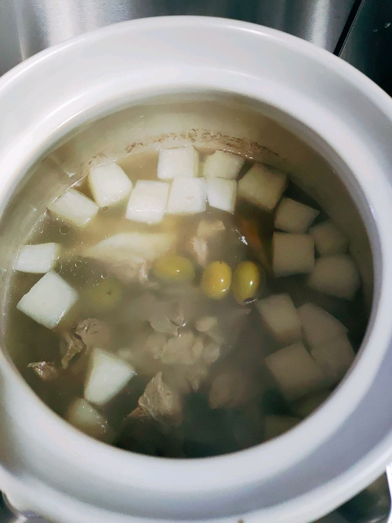 扇子骨炖萝卜青橄榄