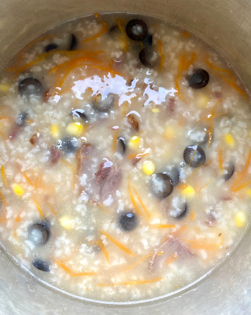 黑橄榄牛肉粥