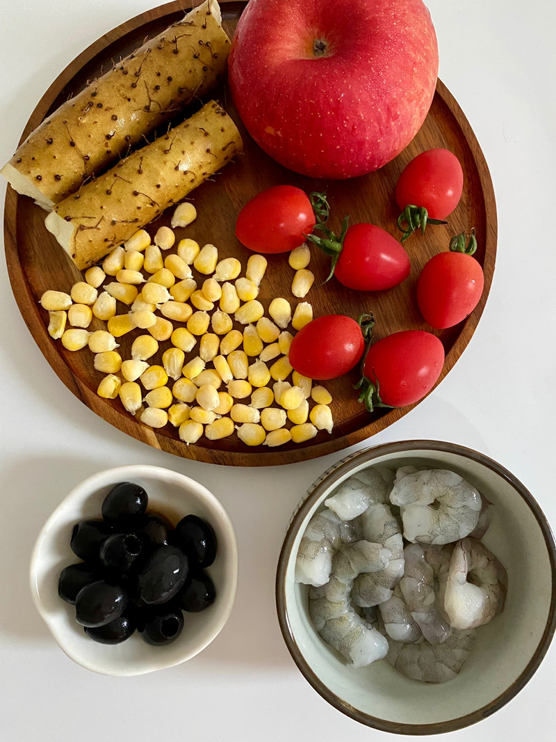 西班牙黑橄榄虾仁沙拉