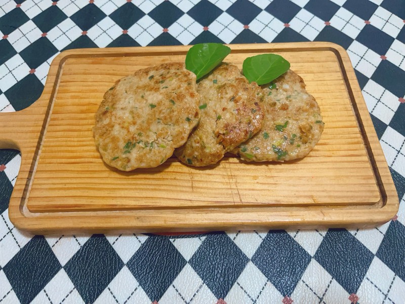 低卡鸡胸肉葱饼
