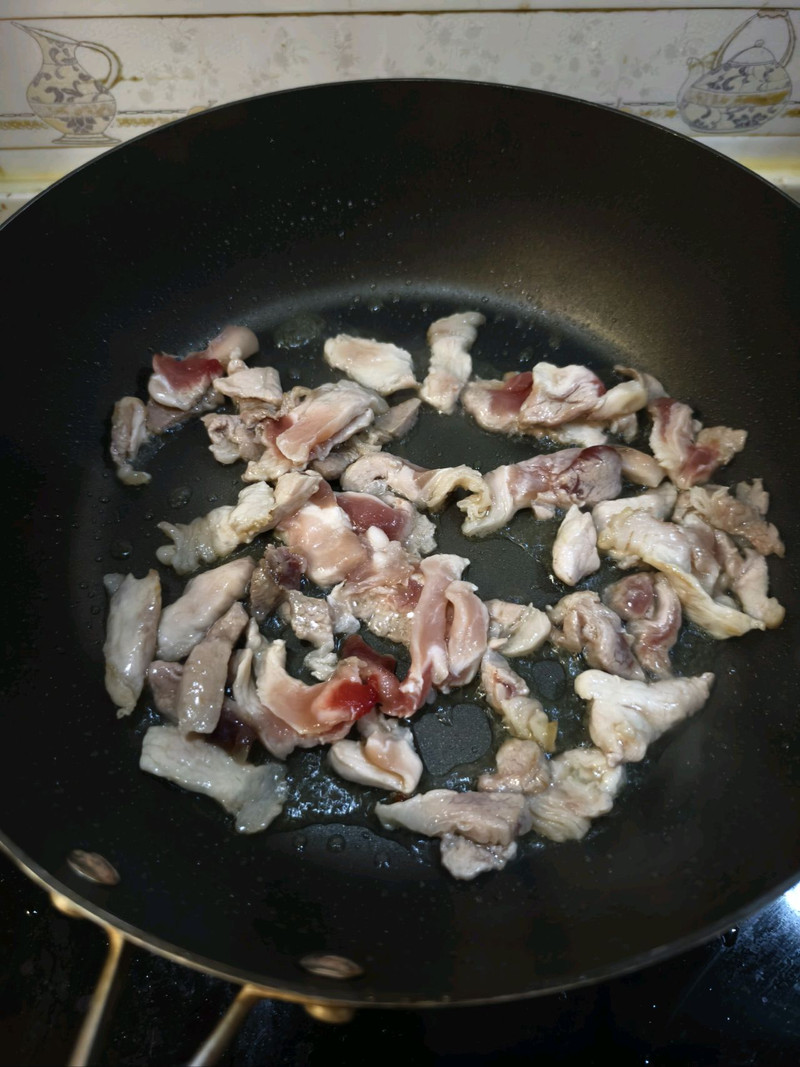 豆豉葱炒肉