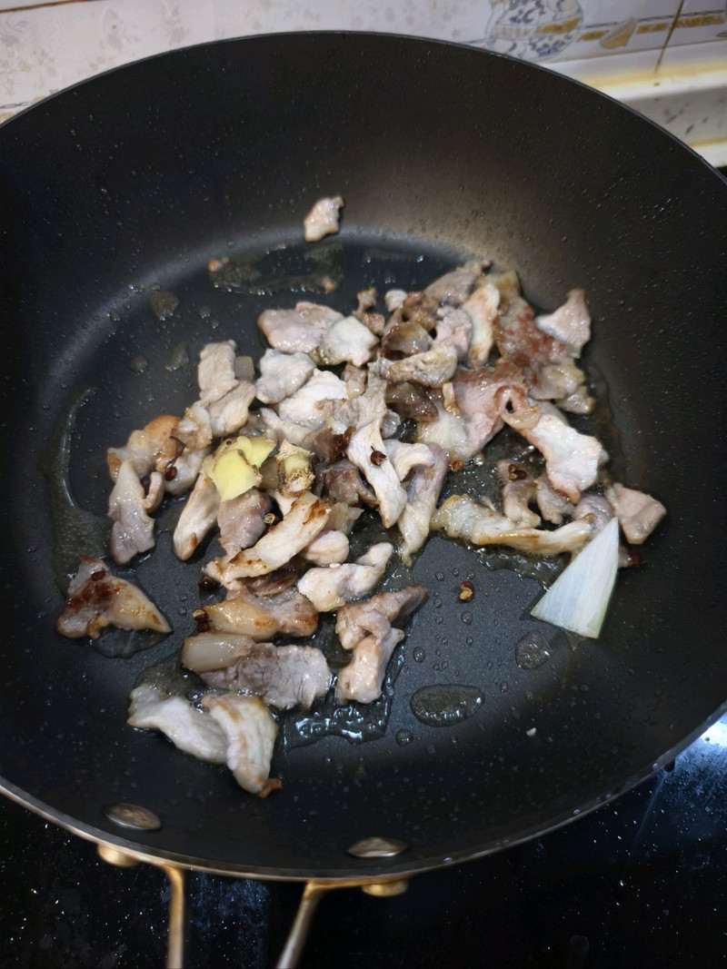 豆豉葱炒肉