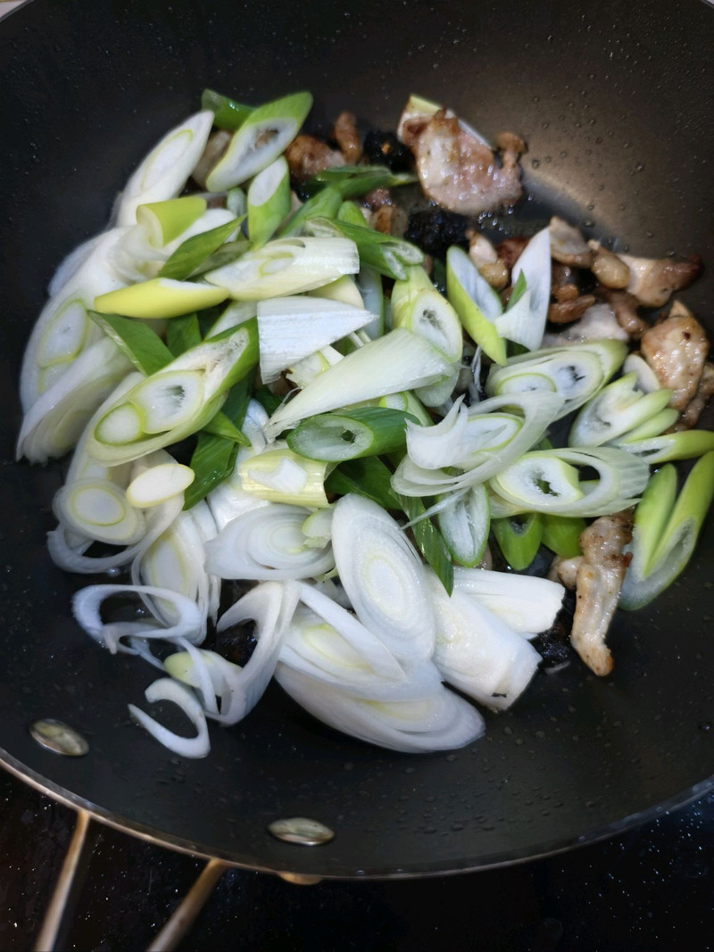 豆豉葱炒肉