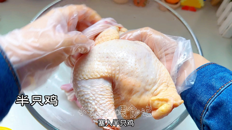 滋补猪肚鸡～附如何洗猪肚