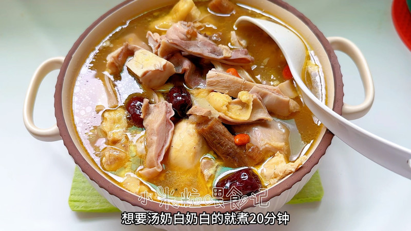 滋补猪肚鸡～附如何洗猪肚