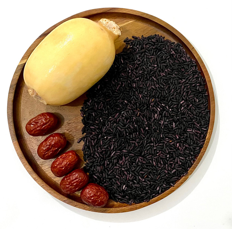 紫米糖藕粥
