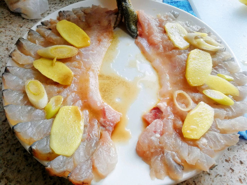 清蒸黄花鱼和虾-《鸳鸯双鲜》也叫《麒麟献瑞》