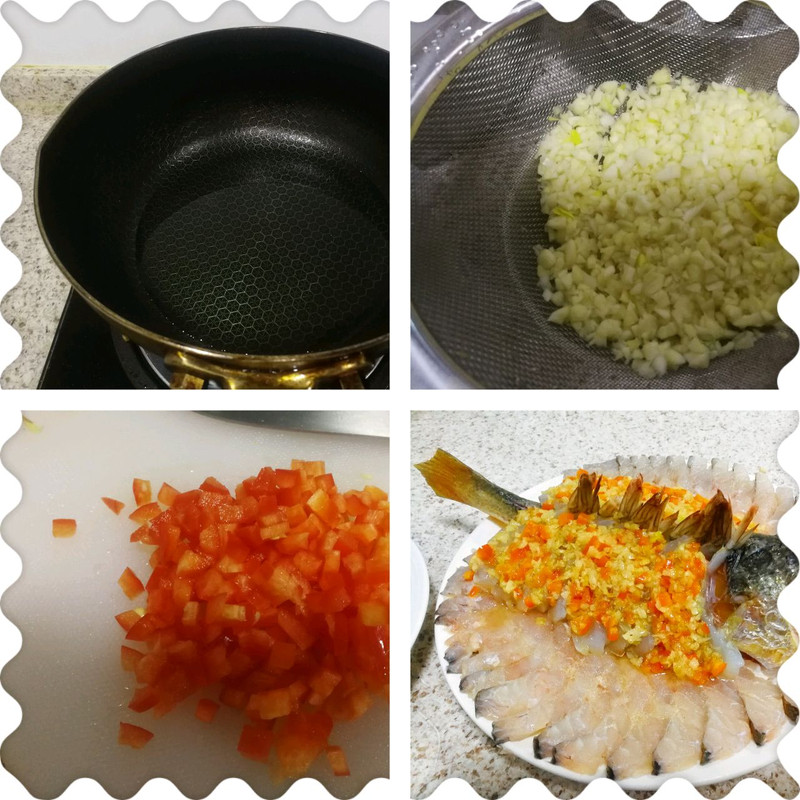 清蒸黄花鱼和虾-《鸳鸯双鲜》也叫《麒麟献瑞》