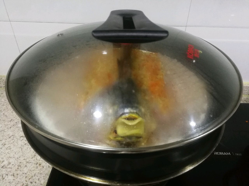 清蒸黄花鱼和虾-《鸳鸯双鲜》也叫《麒麟献瑞》