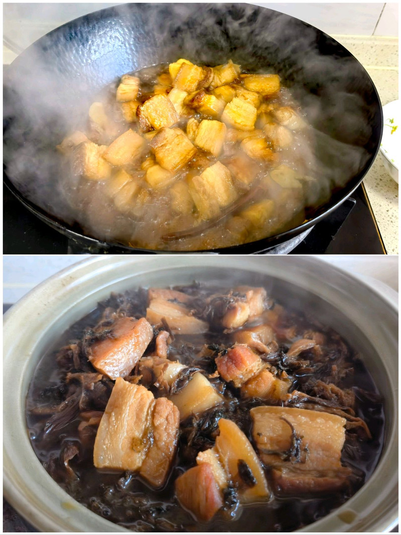 有笋干的梅干菜烧肉 精品 独家