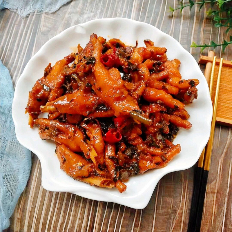 梅干菜鸡爪