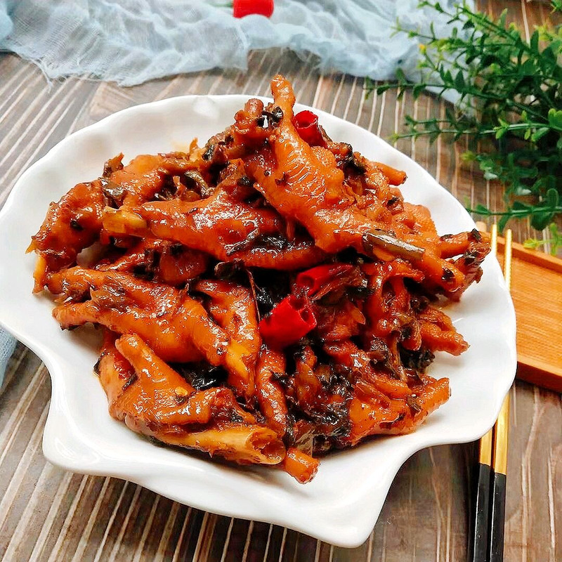 梅干菜鸡爪