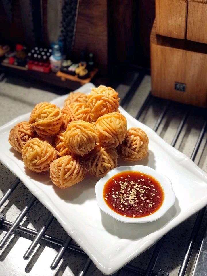 糖醋黄金绣球