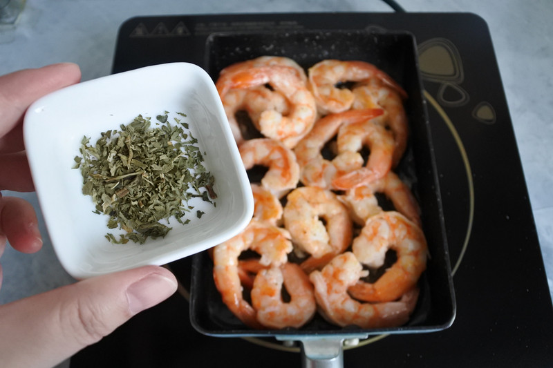 藏红花奶油汁鲜虾细面