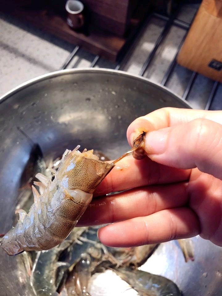 丝瓜鲜虾煲