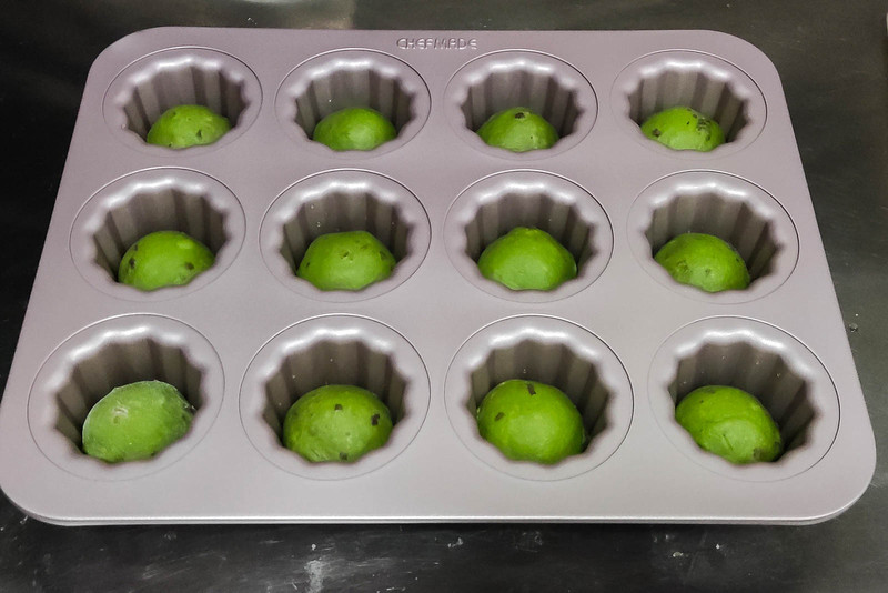 抹茶蜜红豆墨西哥酱蘑菇头面包