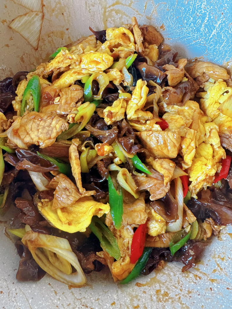 木耳鸡蛋炒肉