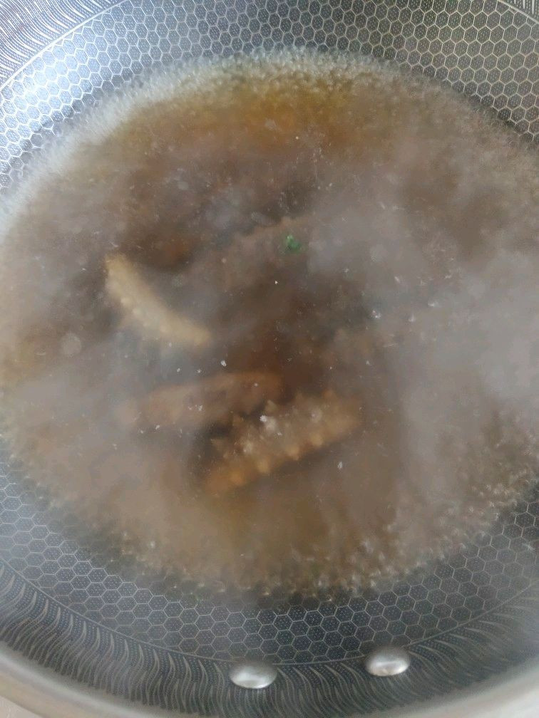 年夜饭的压轴菜---葱爆海参