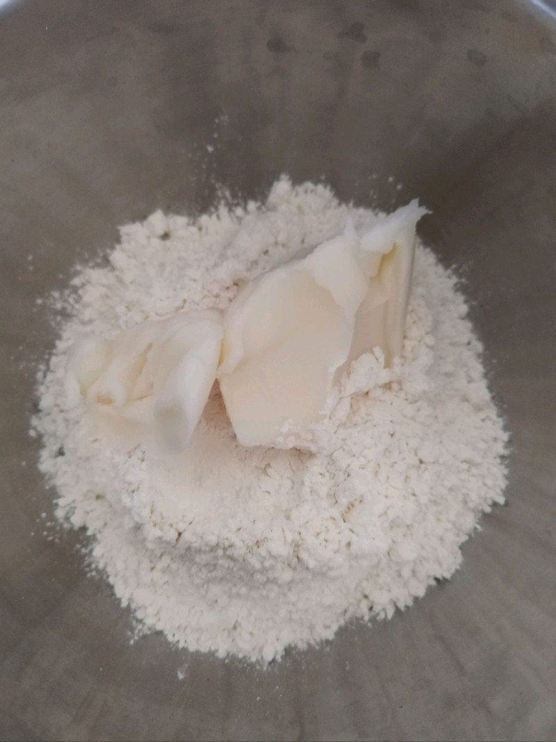 酥掉渣的奶黄肉松酥