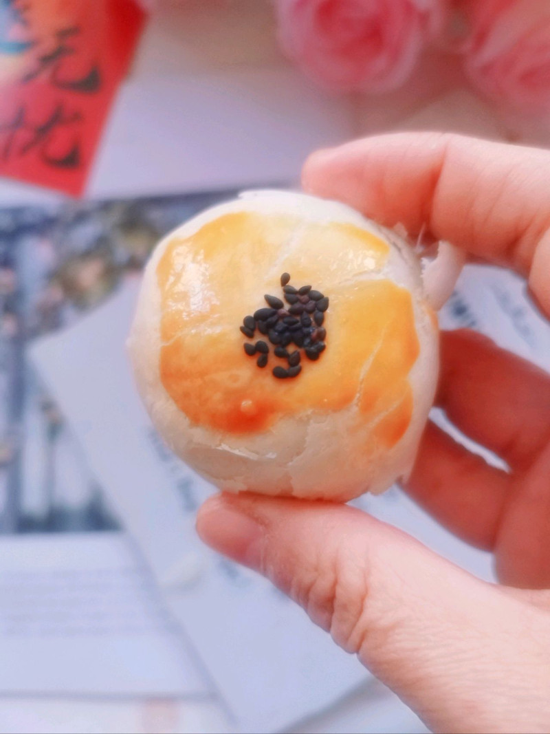 酥掉渣的奶黄肉松酥