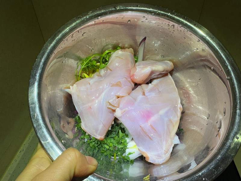 低脂高蛋白的⤷孜然麻辣烤兔腿土豆