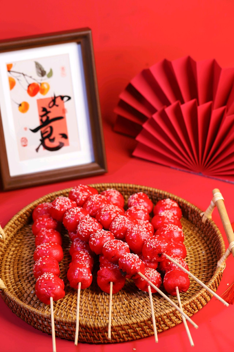 糖葫芦豆沙馒头