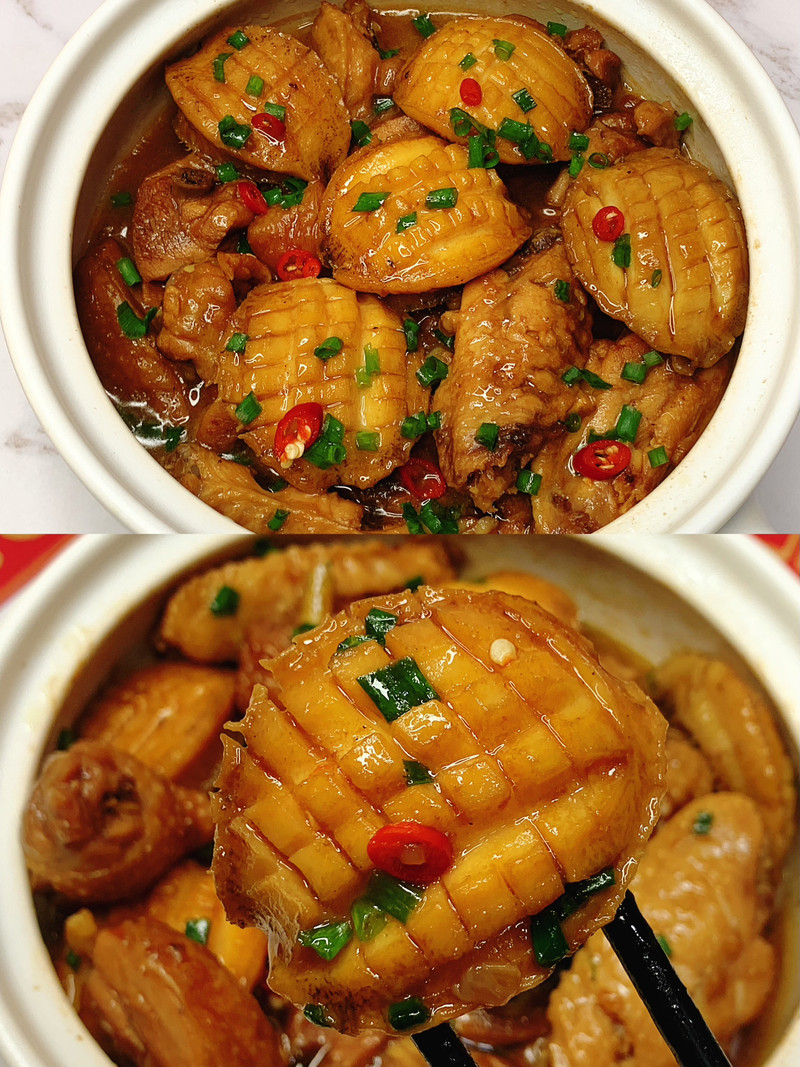 鲍鱼鸡煲，太下饭了！