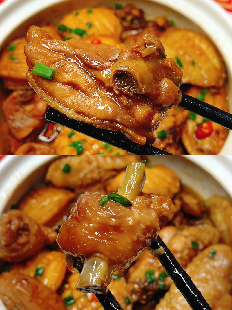 鲍鱼鸡煲，太下饭了！