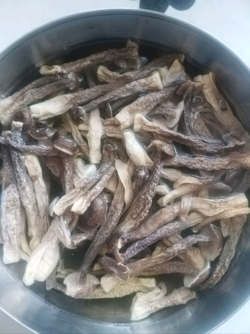 很美味的下饭菜——小炒鹿茸菌