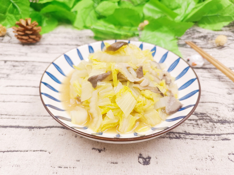 平菇炒白菜（鼓财）