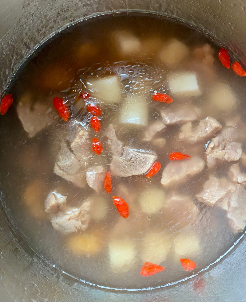 山药栗子羊肉汤