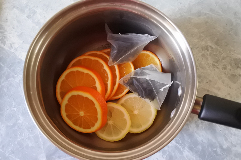柠檬热橙茶