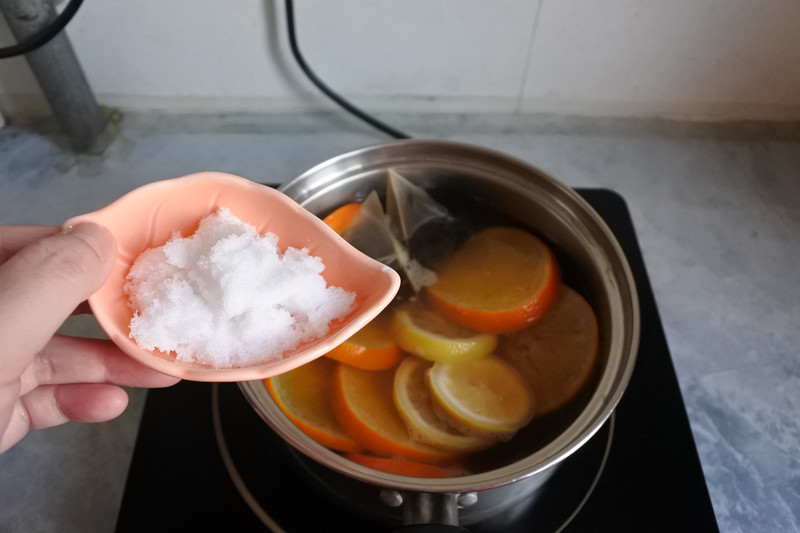 柠檬热橙茶
